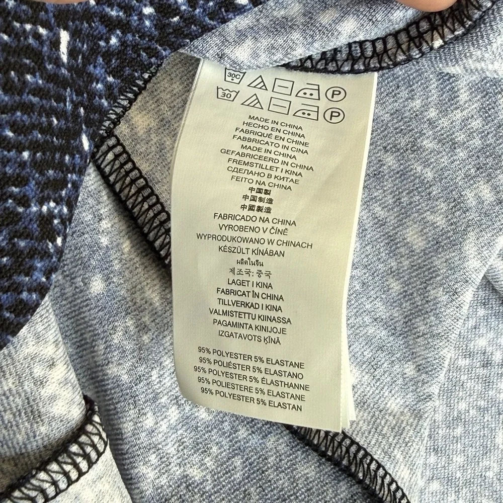 Michael Kors Dress Womens 4 Blue‎ Speckled Zip Pockets Party Celestial Elegant